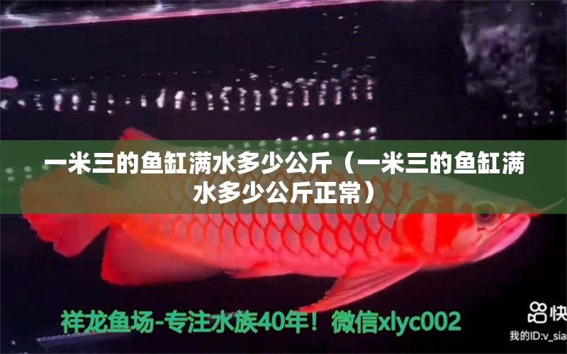 一米三的魚缸滿水多少公斤（一米三的魚缸滿水多少公斤正常）