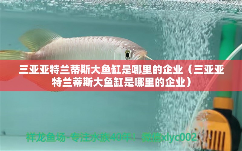 三亞亞特蘭蒂斯大魚缸是哪里的企業(yè)（三亞亞特蘭蒂斯大魚缸是哪里的企業(yè)）