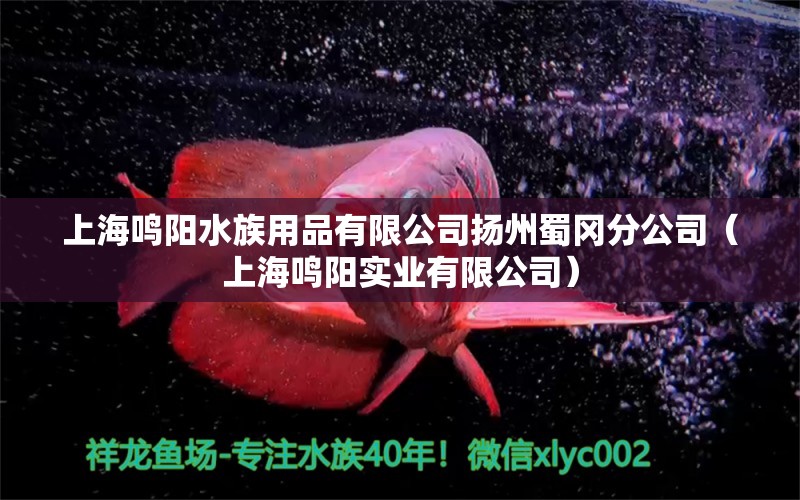 上海鳴陽水族用品有限公司揚(yáng)州蜀岡分公司（上海鳴陽實(shí)業(yè)有限公司）