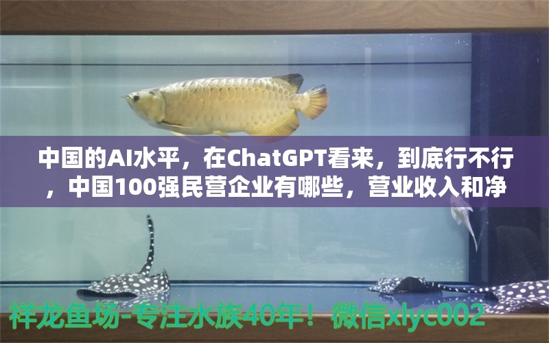 中國的AI水平，在ChatGPT看來，到底行不行，中國100強(qiáng)民營企業(yè)有哪些，營業(yè)收入和凈利潤是多少