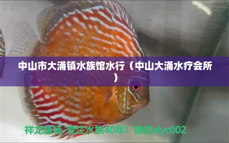 中山市大涌鎮(zhèn)水族館水行（中山大涌水療會(huì)所） 全國(guó)水族館企業(yè)名錄