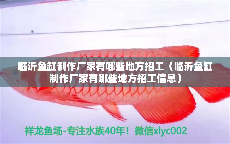 臨沂魚缸制作廠家有哪些地方招工（臨沂魚缸制作廠家有哪些地方招工信息）