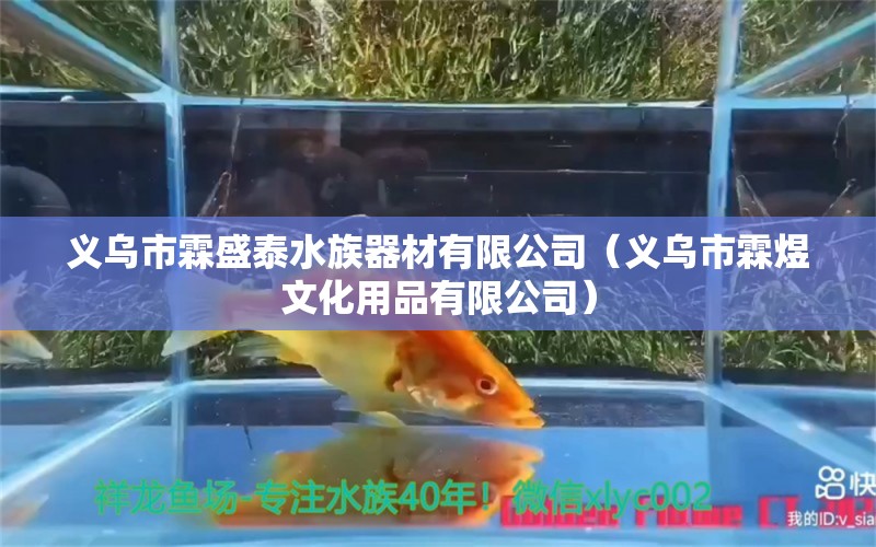 義烏市霖盛泰水族器材有限公司（義烏市霖煜文化用品有限公司） 全國水族館企業(yè)名錄