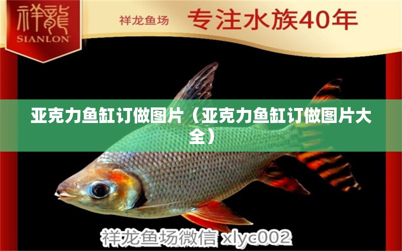 亞克力魚缸訂做圖片（亞克力魚缸訂做圖片大全） 其他品牌魚缸