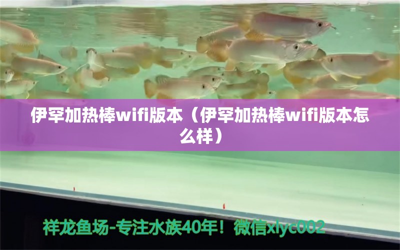 伊罕加熱棒wifi版本（伊罕加熱棒wifi版本怎么樣）