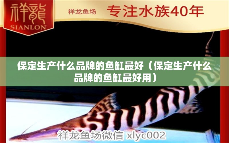 保定生產(chǎn)什么品牌的魚缸最好（保定生產(chǎn)什么品牌的魚缸最好用）