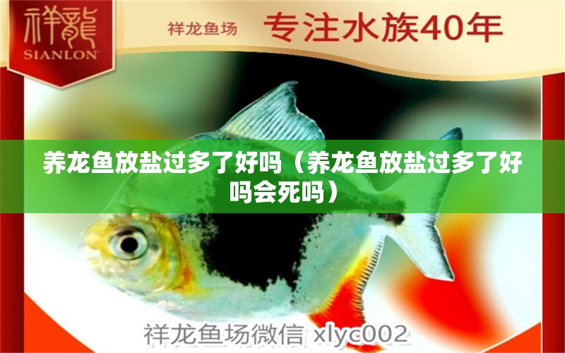 養(yǎng)龍魚放鹽過多了好嗎（養(yǎng)龍魚放鹽過多了好嗎會(huì)死嗎）