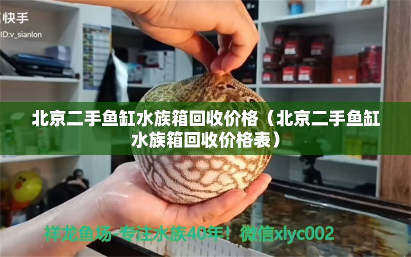 北京二手魚缸水族箱回收價(jià)格（北京二手魚缸水族箱回收價(jià)格表） 魚缸/水族箱