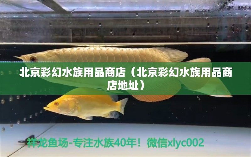 北京彩幻水族用品商店（北京彩幻水族用品商店地址）