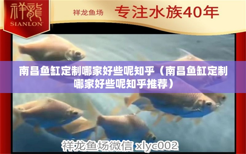 南昌魚(yú)缸定制哪家好些呢知乎（南昌魚(yú)缸定制哪家好些呢知乎推薦）