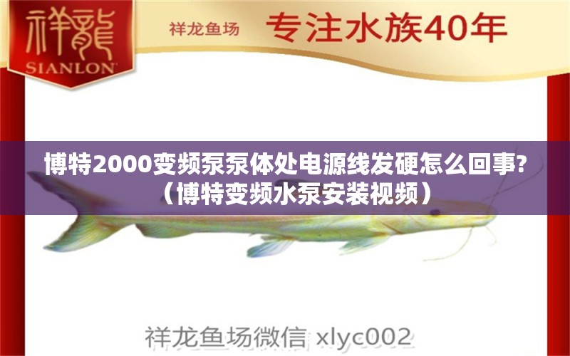 博特2000變頻泵泵體處電源線發(fā)硬怎么回事?（博特變頻水泵安裝視頻）