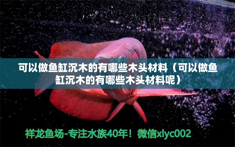 可以做魚缸沉木的有哪些木頭材料（可以做魚缸沉木的有哪些木頭材料呢）