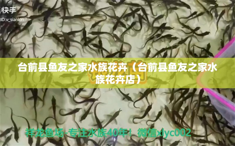 臺(tái)前縣魚友之家水族花卉（臺(tái)前縣魚友之家水族花卉店） 全國(guó)水族館企業(yè)名錄