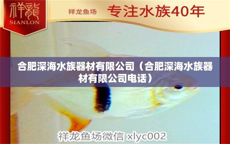 合肥深海水族器材有限公司（合肥深海水族器材有限公司電話）