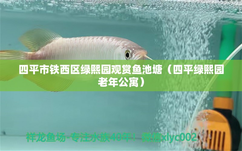 四平市鐵西區(qū)綠熙園觀賞魚池塘（四平綠熙園老年公寓）