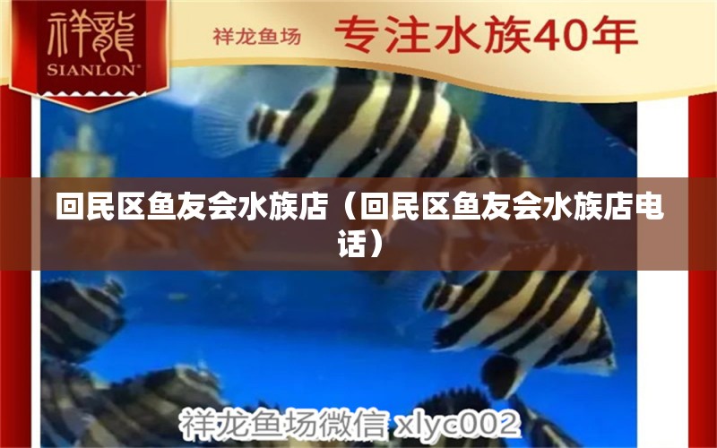 回民區(qū)魚友會水族店（回民區(qū)魚友會水族店電話） 全國水族館企業(yè)名錄