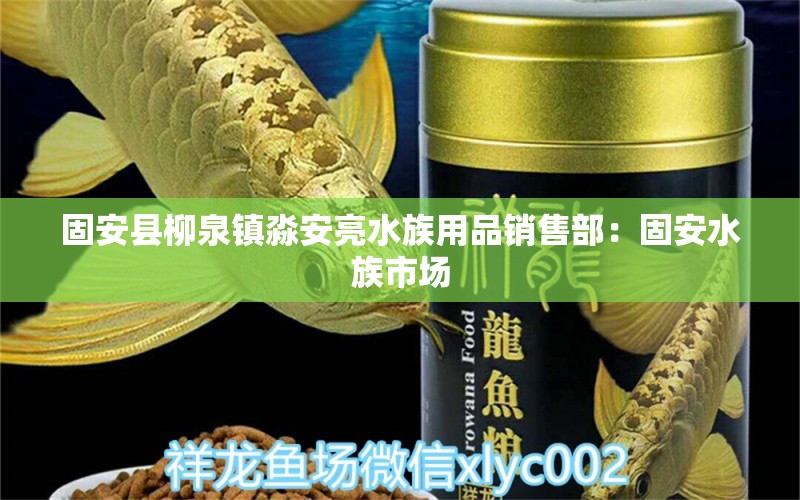 固安縣柳泉鎮(zhèn)淼安亮水族用品銷售部：固安水族市場 水族用品