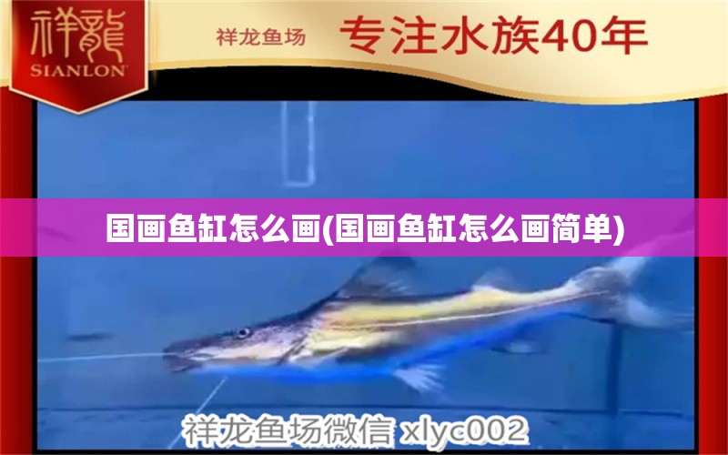 國(guó)畫(huà)魚(yú)缸怎么畫(huà)(國(guó)畫(huà)魚(yú)缸怎么畫(huà)簡(jiǎn)單) 泰國(guó)虎魚(yú)（泰虎） 第1張