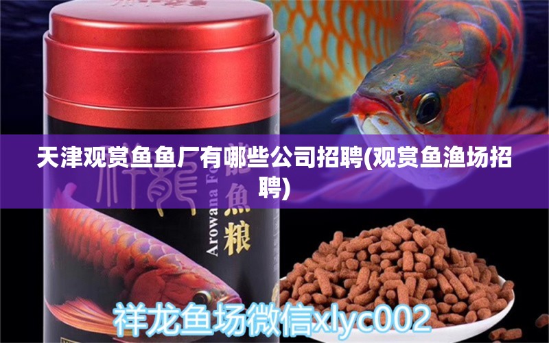 天津觀賞魚魚廠有哪些公司招聘(觀賞魚漁場招聘) 巴西亞魚