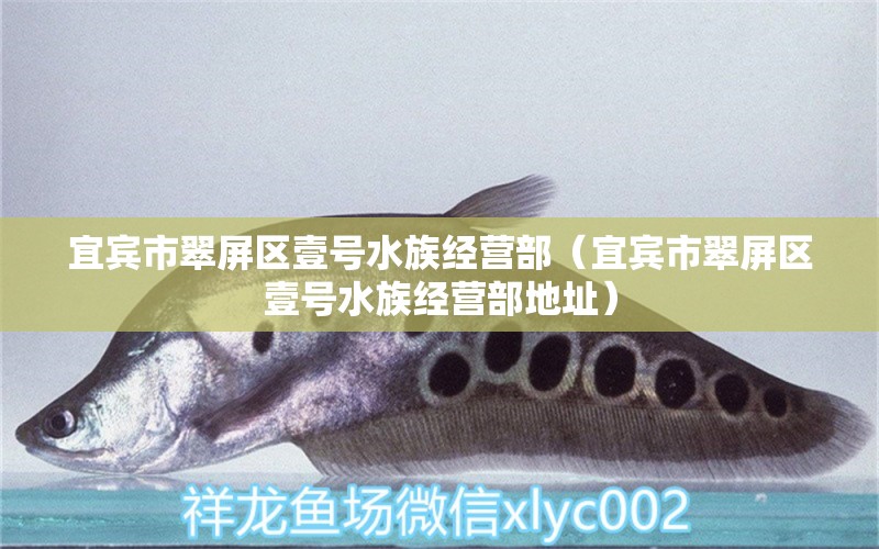 宜賓市翠屏區(qū)壹號(hào)水族經(jīng)營部（宜賓市翠屏區(qū)壹號(hào)水族經(jīng)營部地址）