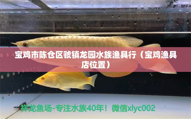 寶雞市陳倉區(qū)虢鎮(zhèn)龍園水族漁具行（寶雞漁具店位置）