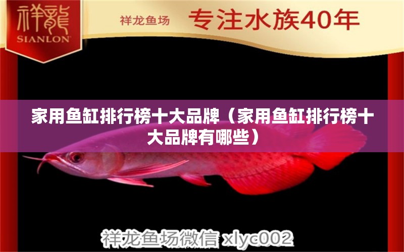 家用魚缸排行榜十大品牌（家用魚缸排行榜十大品牌有哪些）