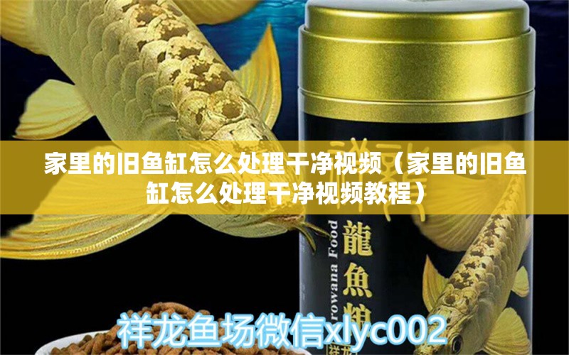 家里的舊魚缸怎么處理干凈視頻（家里的舊魚缸怎么處理干凈視頻教程）