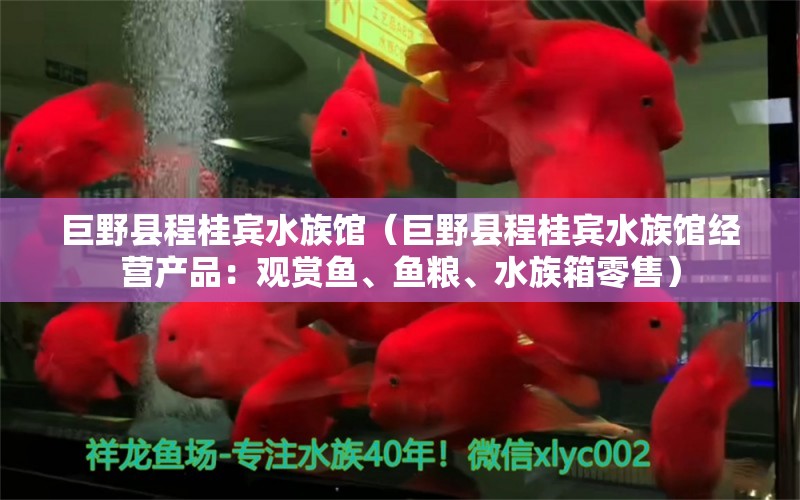 巨野縣程桂賓水族館（巨野縣程桂賓水族館經(jīng)營產(chǎn)品：觀賞魚、魚糧、水族箱零售） 全國觀賞魚市場 第1張