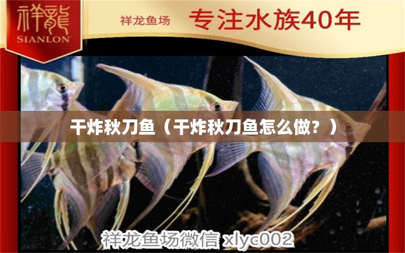 干炸秋刀魚（干炸秋刀魚怎么做？） 非洲象鼻魚 第2張