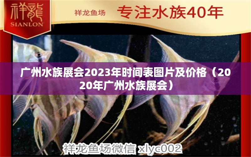 廣州水族展會(huì)2023年時(shí)間表圖片及價(jià)格（2020年廣州水族展會(huì)）