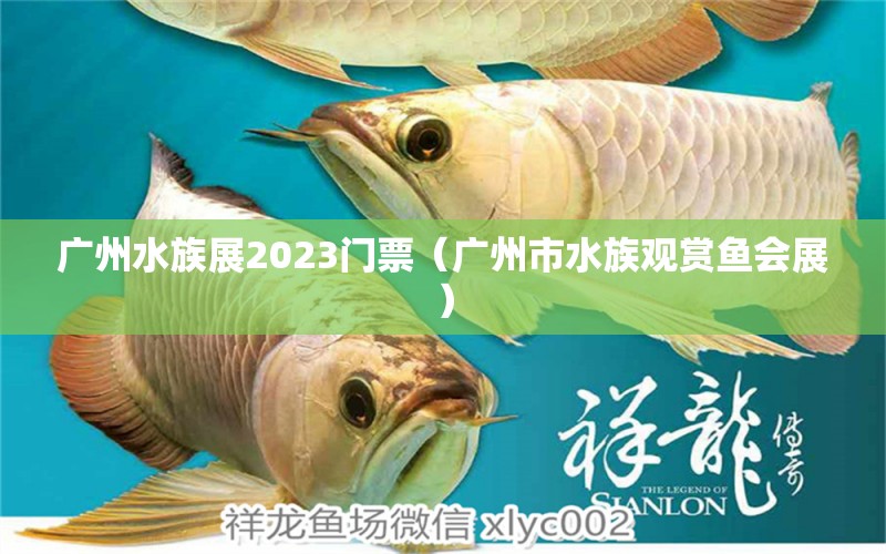 廣州水族展2023門票（廣州市水族觀賞魚會展）