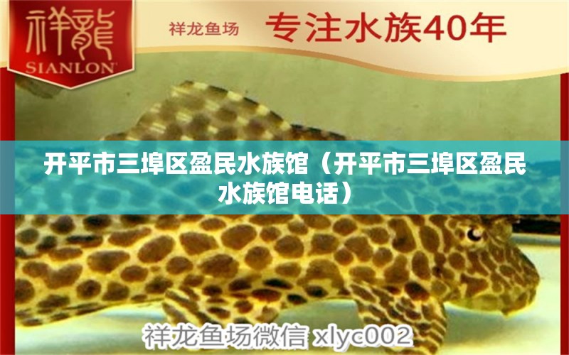 開平市三埠區(qū)盈民水族館（開平市三埠區(qū)盈民水族館電話） 全國水族館企業(yè)名錄