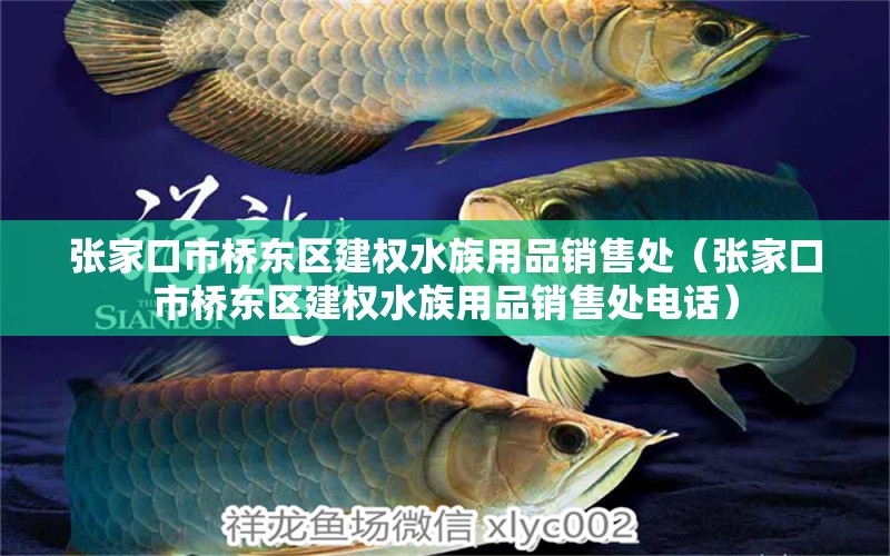 張家口市橋東區(qū)建權(quán)水族用品銷售處（張家口市橋東區(qū)建權(quán)水族用品銷售處電話）