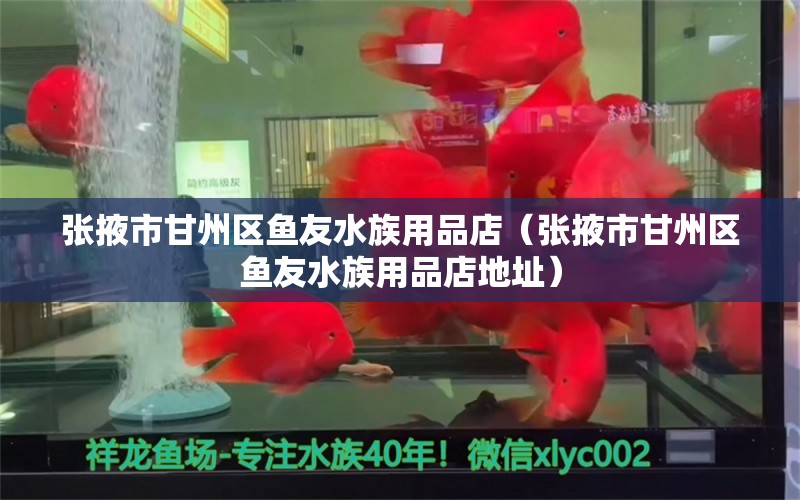 張掖市甘州區(qū)魚友水族用品店（張掖市甘州區(qū)魚友水族用品店地址）