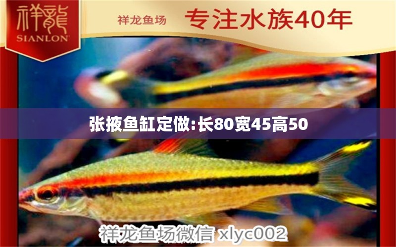 張掖魚缸定做:長80寬45高50