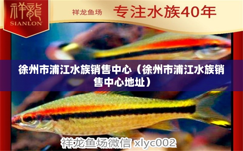 徐州市浦江水族銷售中心（徐州市浦江水族銷售中心地址） 全國水族館企業(yè)名錄