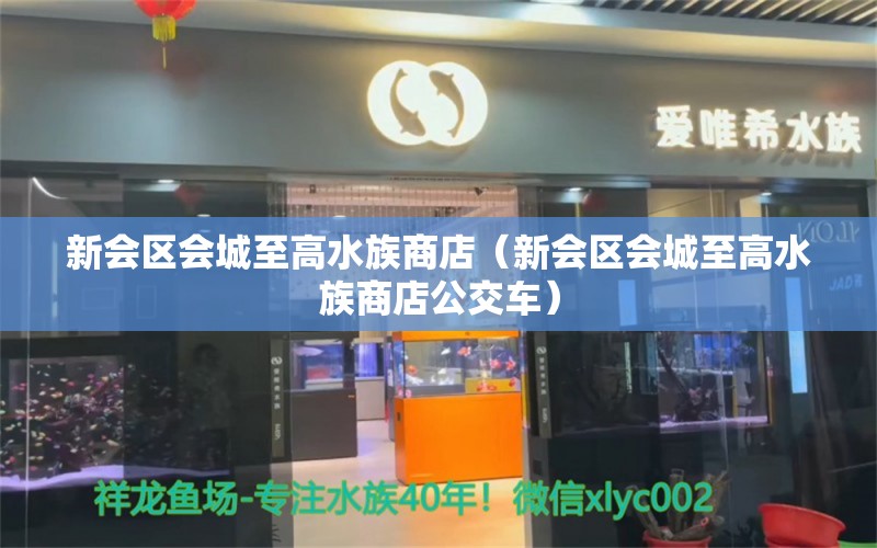 新會(huì)區(qū)會(huì)城至高水族商店（新會(huì)區(qū)會(huì)城至高水族商店公交車(chē)）