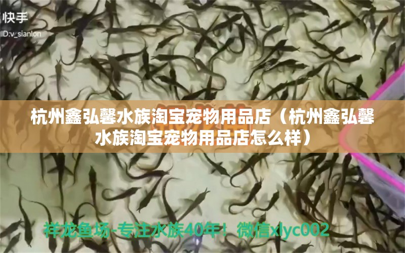 杭州鑫弘馨水族淘寶寵物用品店（杭州鑫弘馨水族淘寶寵物用品店怎么樣）