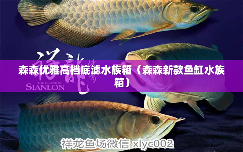 森森優(yōu)雅高檔底濾水族箱（森森新款魚缸水族箱） 魚缸/水族箱