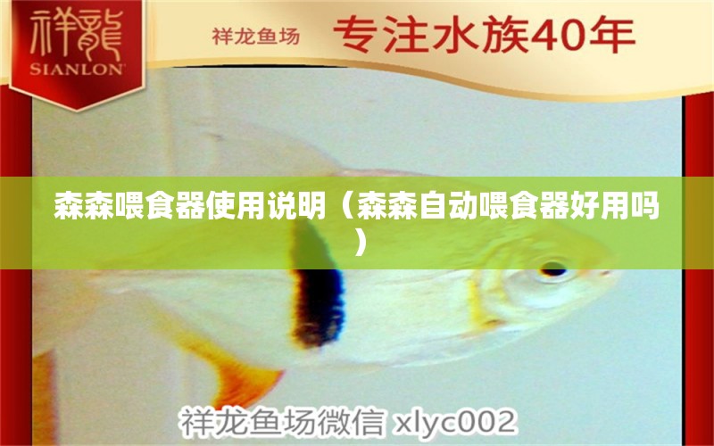 森森喂食器使用說明（森森自動喂食器好用嗎）