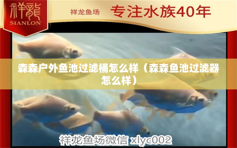 森森戶外魚池過濾桶怎么樣（森森魚池過濾器怎么樣）