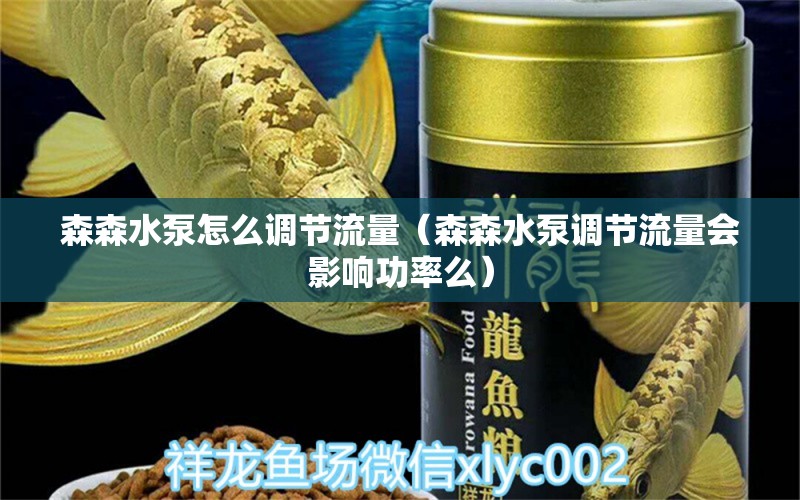 森森水泵怎么調(diào)節(jié)流量（森森水泵調(diào)節(jié)流量會(huì)影響功率么）