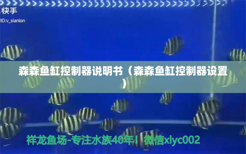 森森魚缸控制器說明書（森森魚缸控制器設(shè)置） 森森魚缸