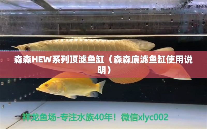 森森HEW系列頂濾魚缸（森森底濾魚缸使用說明）