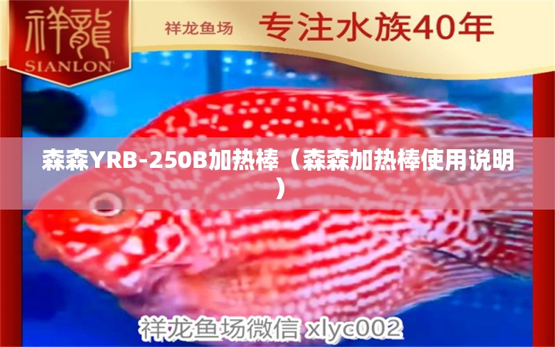 森森YRB-250B加熱棒（森森加熱棒使用說明）