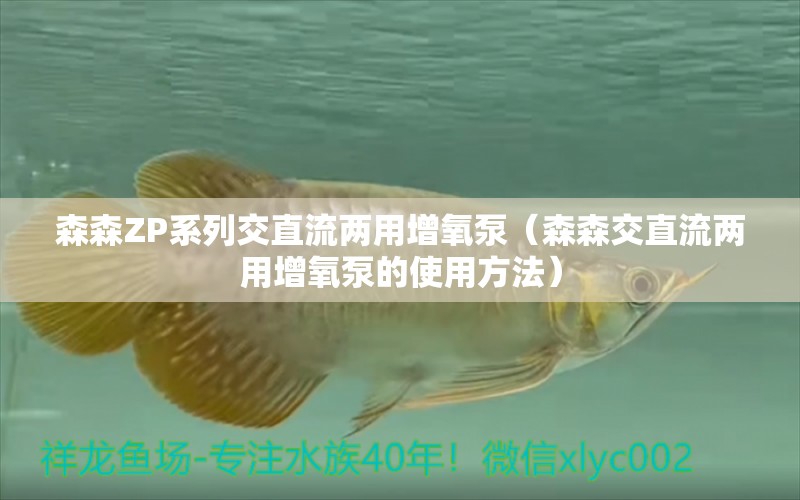 森森ZP系列交直流兩用增氧泵（森森交直流兩用增氧泵的使用方法） 森森魚缸