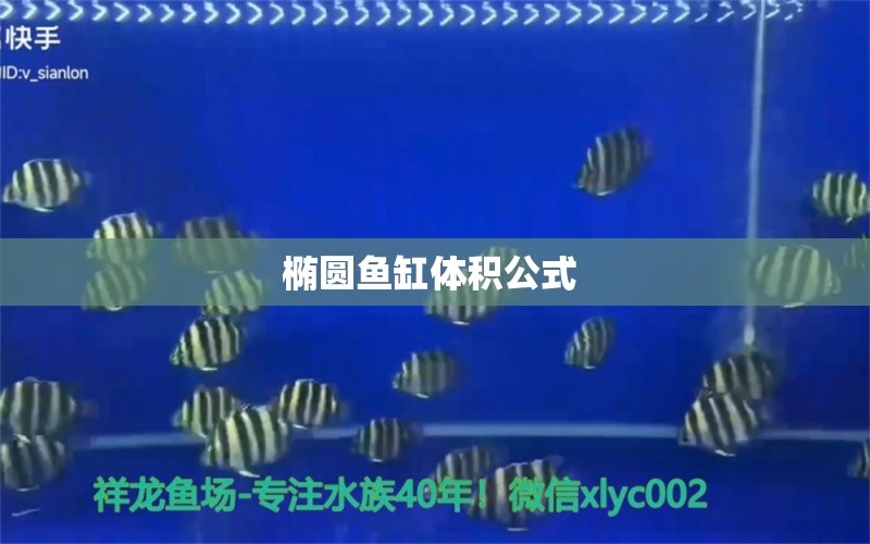 橢圓魚缸體積公式  過濾設(shè)備