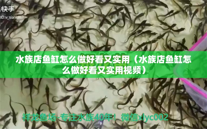 水族店魚缸怎么做好看又實用（水族店魚缸怎么做好看又實用視頻）