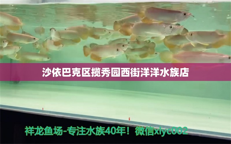 沙依巴克區(qū)攬秀園西街洋洋水族店 全國水族館企業(yè)名錄