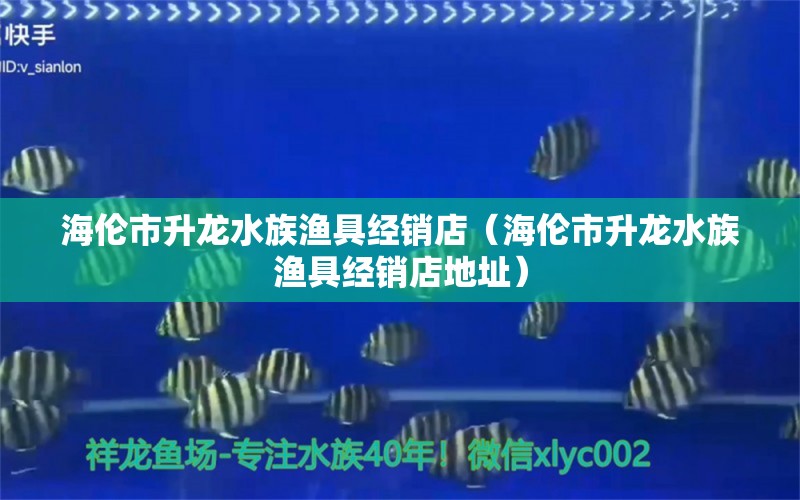 海倫市升龍水族漁具經(jīng)銷店（海倫市升龍水族漁具經(jīng)銷店地址）